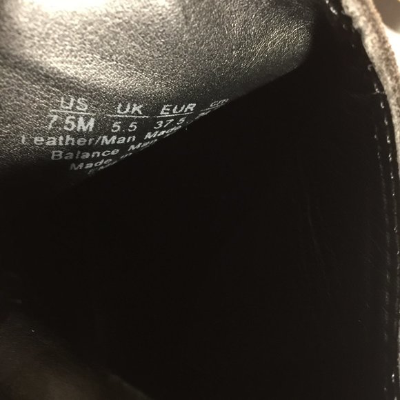 Franco Sarto Ladies Heeled Booties Size 7.5 M Boots Black Grey - Picture 6 of 16